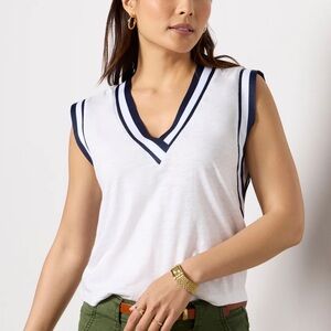 Evereve Callie Varsity tank